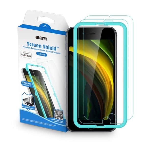 Apple iPhone 7/8/SE 2020 ESR Tempered Glass Screen Shield [2 Pack]