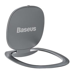 Baseus εξαιρετικά λεπτή αυτοκόλλητη βάση δαχτυλιδιού, ασημένια βάση στήριξης