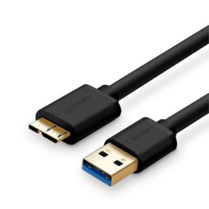 Ugreen USB 3.2 Gen 1 - micro Typ B καλώδιο SuperSpeed ​​0,5 m μαύρο (US130 10840)