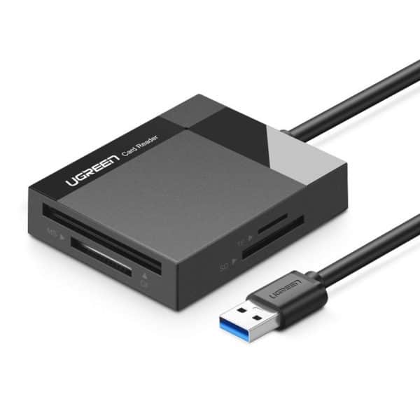 Ugreen USB 3.0 SD / micro SD / CF / MS card reader black