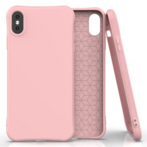 Soft Color Case για iPhone XS Max Ροζ
