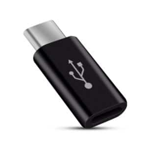 Micro USB σε USB Type C Αντάπτορας Data Sync Charge Μαύρο