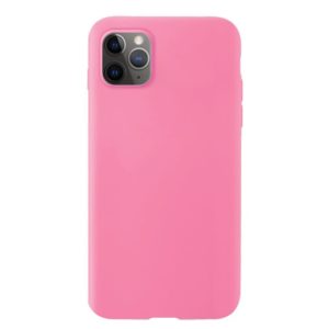 Θήκη σιλικόνης Μαλακό εύκαμπτο καουτσούκ κάλυμμα για iPhone 11 Pro Max ροζ