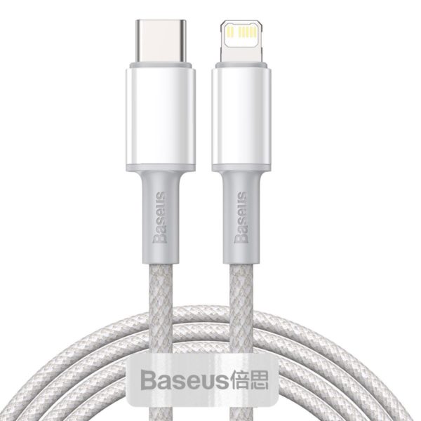 Πλεκτό καλώδιο υψηλής πυκνότητας USB-C σε Lightning Baseus