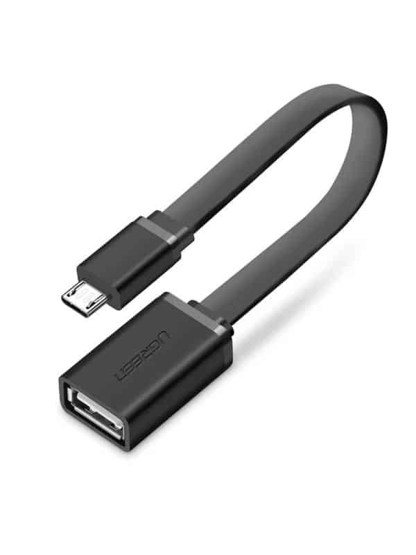 Προσαρμογέας Micro USB σε OTG UGREEN US133 (μαύρο)