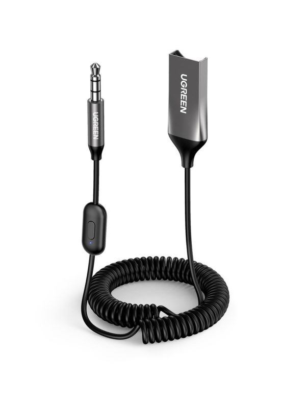 UGREEN CM310 USB Audio Adapter Bluetooth 5.0, AUX (μαύρο)