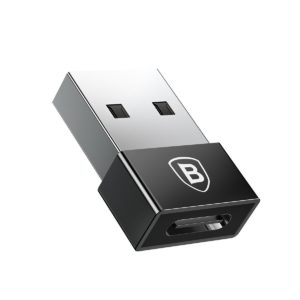 Αντάπτορας USB σε USB-C 2.4A (μαύρο)