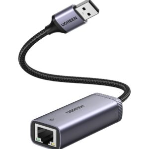 Προσαρμογέας δικτύου UGREEN CM483 USB σε RJ45 (γκρι)
