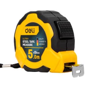 Μέτρο 5m/19mm Deli Tools EDL3796Y(κίτρινο)
