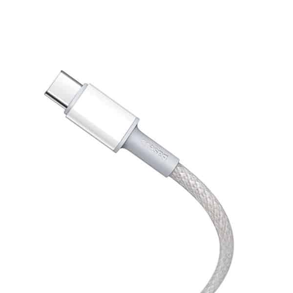 Καλώδιο USB-C σε USB-C 100W, 1m Baseus (Λευκό)