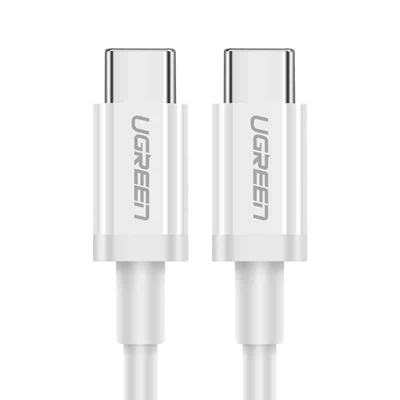 Kαλώδιο USB-C σε USB-C 3A 1m UGREEN (Λευκό)