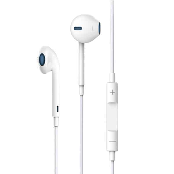 Ενσύρματα ακουστικά με υποδοχή 3,5 mm Devia (λευκό)