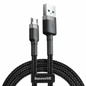 Baseus Cafule Micro-USB καλώδιο 2.4A 0,5m (γκρι + μαύρο)