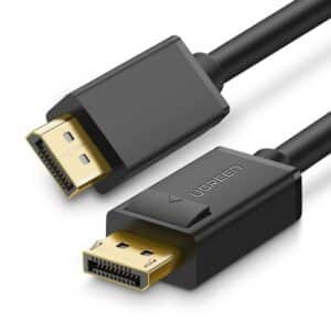 Καλώδιο DisplayPort σε DisplayPort UGREEN DP102, 4K, 3D, 2m (Μαύρο)