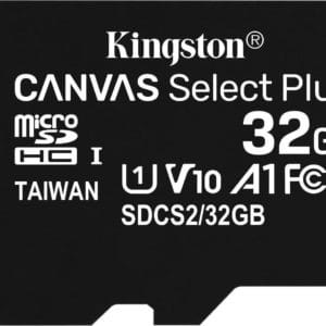 Κάρτα Μνήμης 32 GB Kingston Canvas Select Plus 32 GB – microSDHC UHS-I