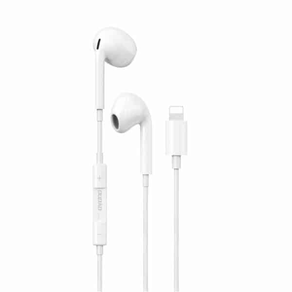 Ακουστικά με βύσμα Lightning Dudao λευκά (X14PROL-W1)