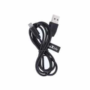 Καλώδιο USB microUSB 1m 1A Maxlife μαύρο 3