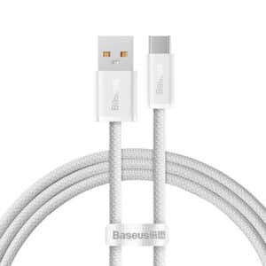 Καλώδιο USB σε USB-C 100W, 1m Baseus (λευκό)