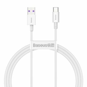 Καλώδιo USB σε USB-C 1m 2,4A Baseus Λευκό