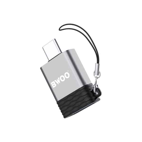 Αντάπτορας USB - USB-C BWOO BZ-35 OTG (γκρι)