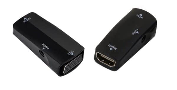 POWERTECH αντάπτορας HDMI σε VGA CAB-H108 (μαύρο)