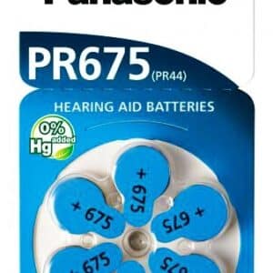 Μπαταρίες ακουστικών βαρηκοΐας PR675