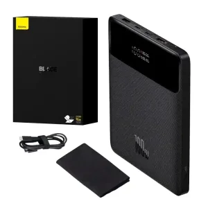 Baseus Powerbank Blade 20000mAh 2xUSB, 2xUSB-C + Καλώδιο USB-C 100W (Μαύρο)