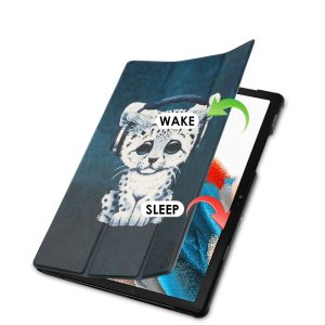Θήκη Galaxy Tab A8 Tech-Protect Smartcase Flip Cover Sad Cat