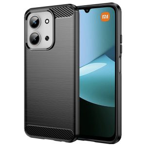 Θήκη Xiaomi Redmi 15C 4G / Redmi 15C 5G Carbon Silicone Techsuit (Μαύρο)