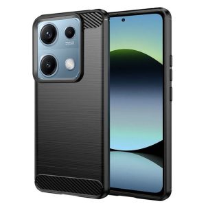 Θήκη Xiaomi Redmi Note 14S Carbon Silicone Techsuit (Μαύρο)