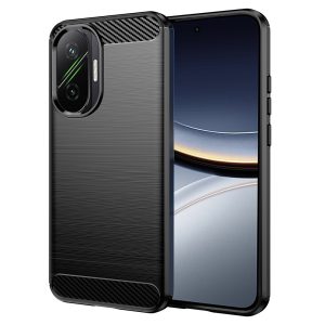 Θήκη Xiaomi Poco F7 Carbon Silicone Techsuit (Μαύρο)