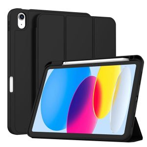 Θήκη iPad 10 (2022) 10.9 / 11 (2025) Flex Trifold (with Pencil Holder) Techsuit (Μαύρο)