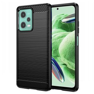 Θήκη Redmi Note 12 5G / Poco X5 Techsuit - Carbon Silicone (Μαύρο)