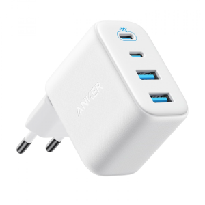 Φορτιστής με θύρες 2 x Type-C και 2 x USB-A Anker Zolo 50W (Λευκό)